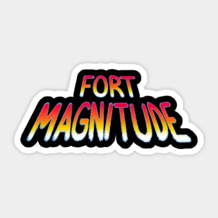 Fort / Magnitude Logo (Design #1) Sticker